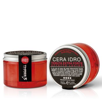 FAIPA Three 3 idro cera per capelli tenuta extra forte effetto lucido 150ML